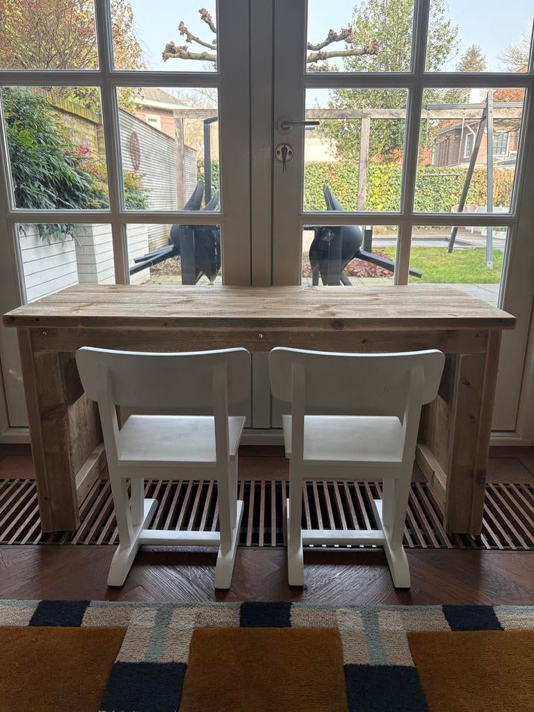 Steigerhouten Speeltafel Saartje Prum, Kinderen en Baby's, Speelgoed | Speeltafels, Gebruikt, Ophalen