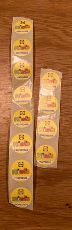 12 losse zegels van de lidl mini’s, Ophalen of Verzenden, Winkel, Super of Benzinepomp, Zegels, Bonnen of Punten