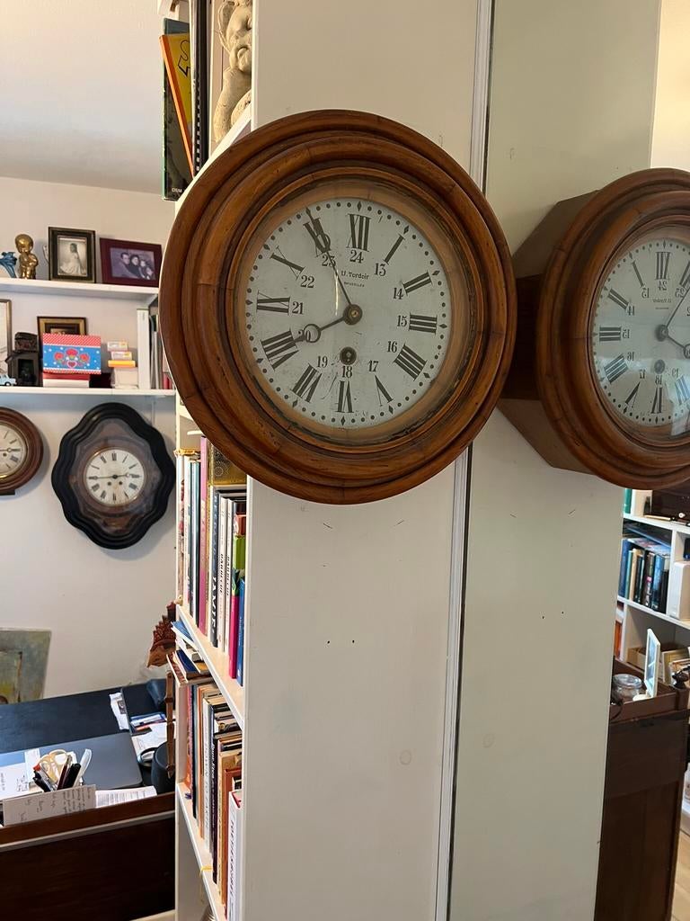 Ik ben gestopt met de reparatie van antieke klokken., Ophalen of Verzenden, Gebruikt, Analoog, Wandklok