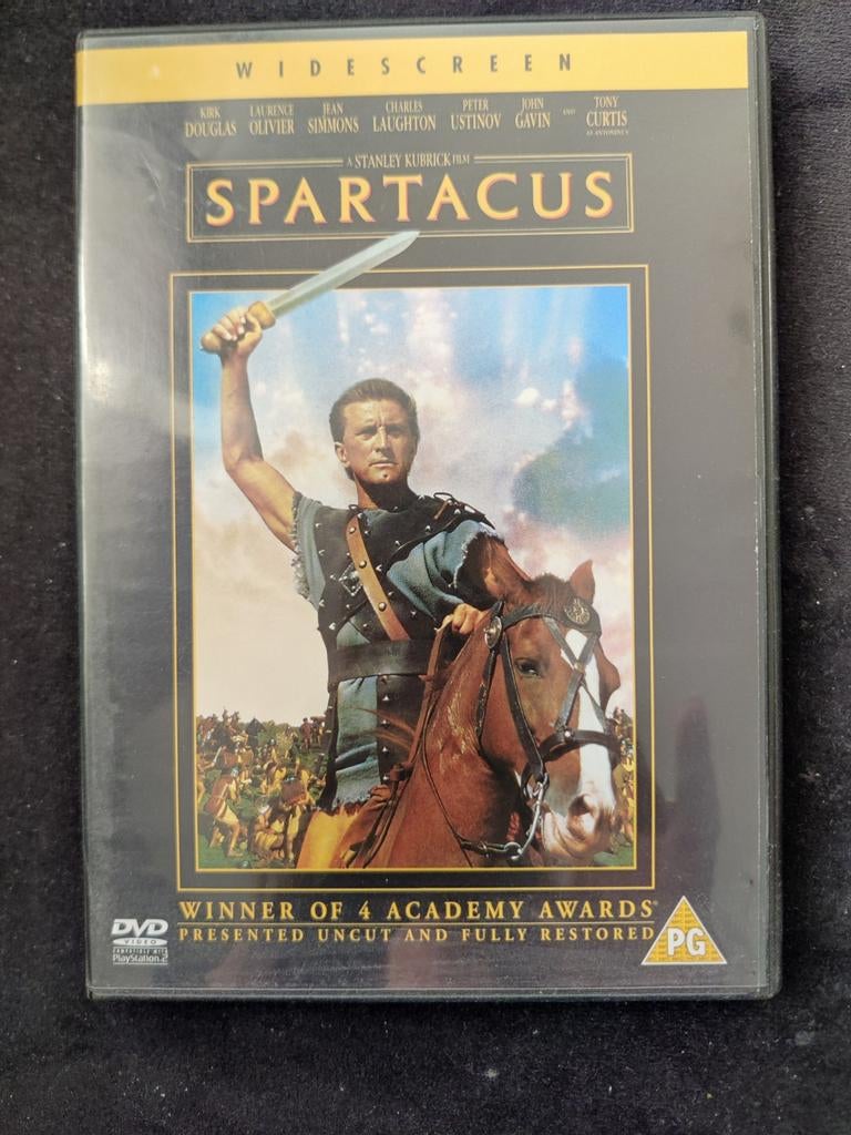 Spartacus DVD - Klassieker van Stanley Kubrick, Vanaf 12 jaar, Ophalen of Verzenden, Gebruikt, Historisch of Kostuumdrama