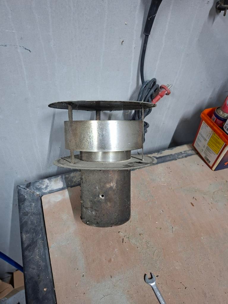 Trekker schoorsteen, Ophalen of Verzenden, Gebruikt, Vrijstaande haard