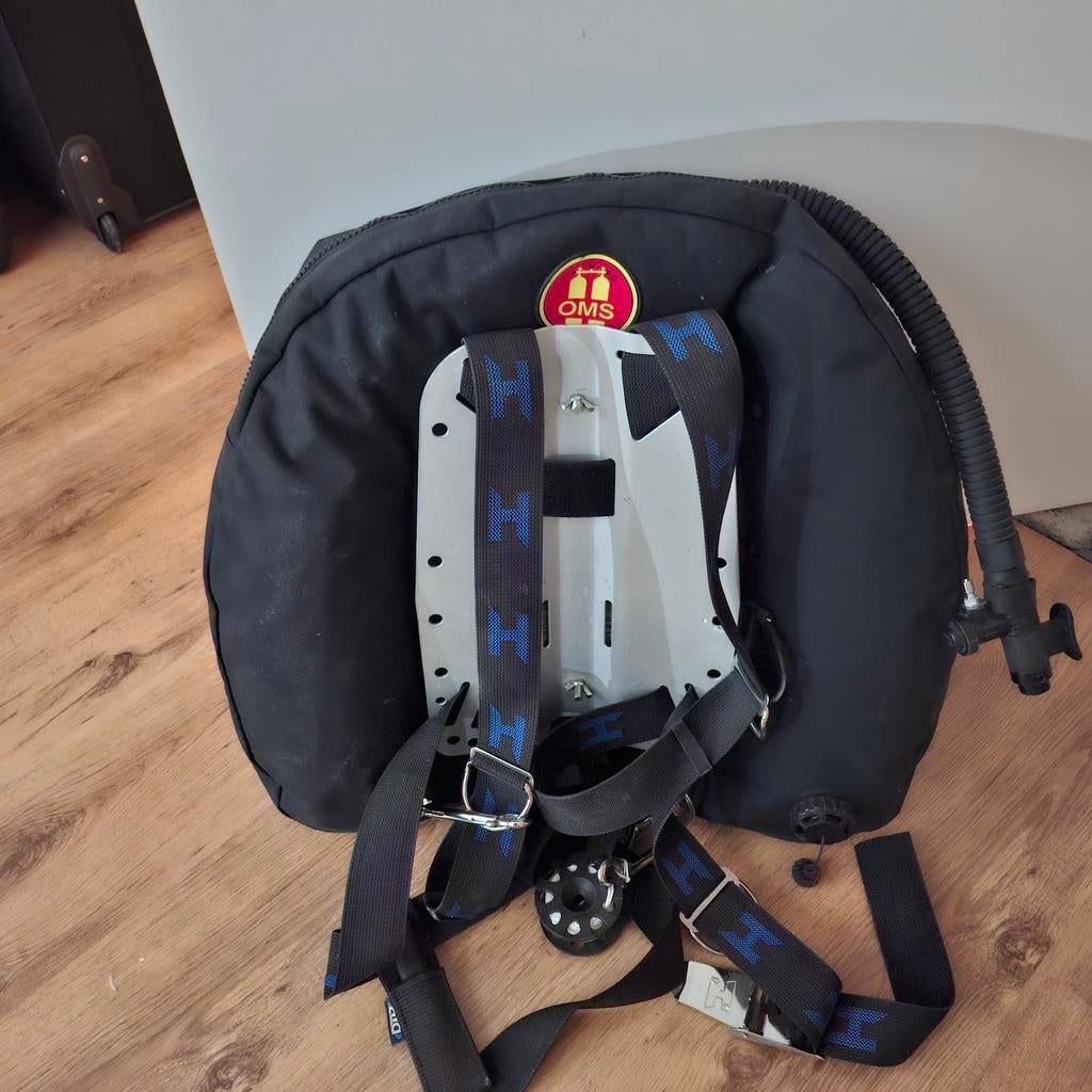 OMS Wing met backplate, STA, SMB en mes, Watersport en Boten, Duiken, Ophalen of Verzenden