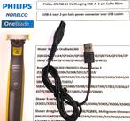 Philips CP1788/01 OneBlade USB kabel Lader 300008500071, Ophalen of Verzenden, Zo goed als nieuw