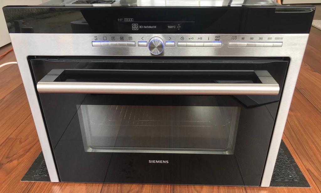 Te Koop Luxe Siemens IQ700 Combi Oven Magnetron Met Grill, Ophalen, Hete lucht, Inbouw, Oven met grill