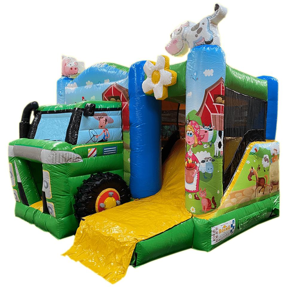 Boerderij Springkussen met Glijbaan  te huur, Ophalen, Gebruikt, Overige