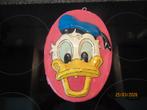 OUDE GIPSEN WAND-DECORATIE - DONALD DUCK- GESIGNEERD, Ophalen of Verzenden, Donald Duck, Zo goed als nieuw, Beeldje of Figuurtje