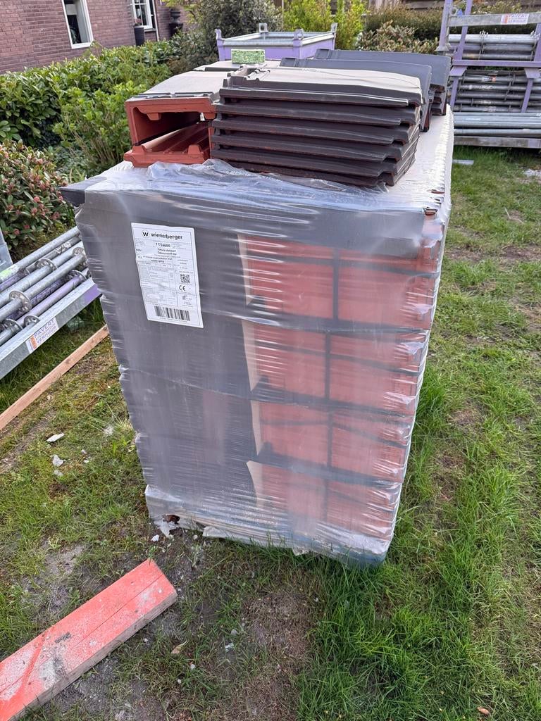 Wienerberger Datura dakpannen antraciet mat/leigrijs, Ophalen, Steen of Klei, Nieuw, 15 m² of meer