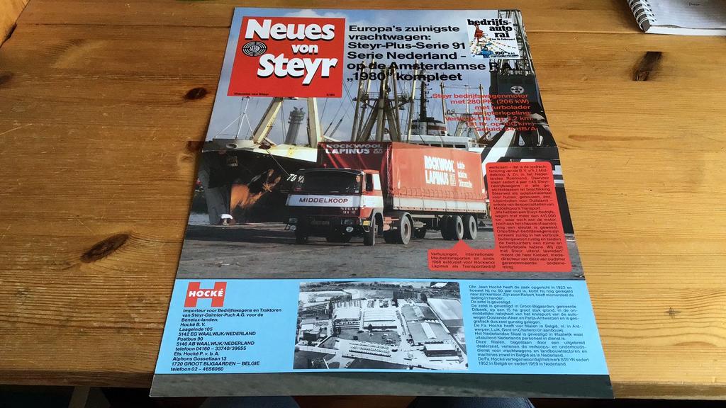 Steyr brochure, Ophalen of Verzenden, Nieuw, Overige merken