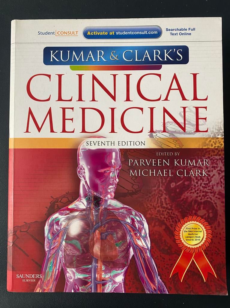 Kumar & Clark's Clinical Medicine - Zevende Editie, Ophalen, Beta, Zo goed als nieuw, WO