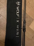 Karperhengel Wolf X 10ft 2.75lb Shrink Handle, Watersport en Boten, Hengelsport | Karpervissen, Ophalen of Verzenden, Zo goed als nieuw