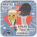 1 BIERVILTJE BROUWERIJ 'T IJ, Verzamelen, Biermerken, Ophalen of Verzenden, Zo goed als nieuw, Viltje(s), Overige merken