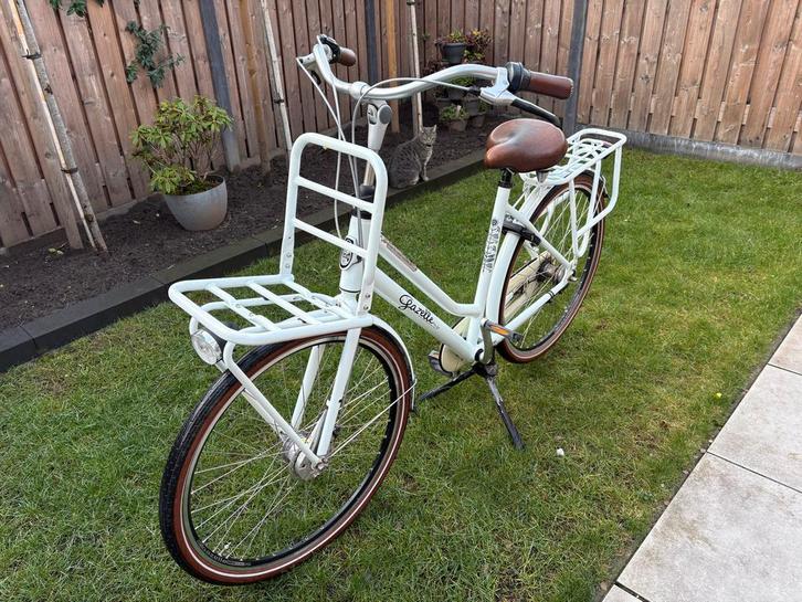 Gazelle Damesfiets Miss Grace wit (Framemaat 54), Fietsen en Brommers, Fietsen | Dames | Damesfietsen, Gebruikt, Gazelle, Versnellingen