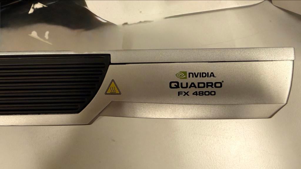 NVIDIA Quadro FX 4800 Grafische Kaart, Computers en Software, Videokaarten, Gebruikt, Nvidia, PCI-Express 1.0, GDDR3, Ophalen of Verzenden