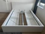 IKEA MALM BED 1.60 x 2.00, Huis en Inrichting, Slaapkamer | Bedden, Ophalen, Wit, Tweepersoons, Zo goed als nieuw