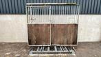 Voorwand met schuifdeur | 2750 x 2300 mm | Gebruikt, Weidegang, 4 paarden of pony's of meer