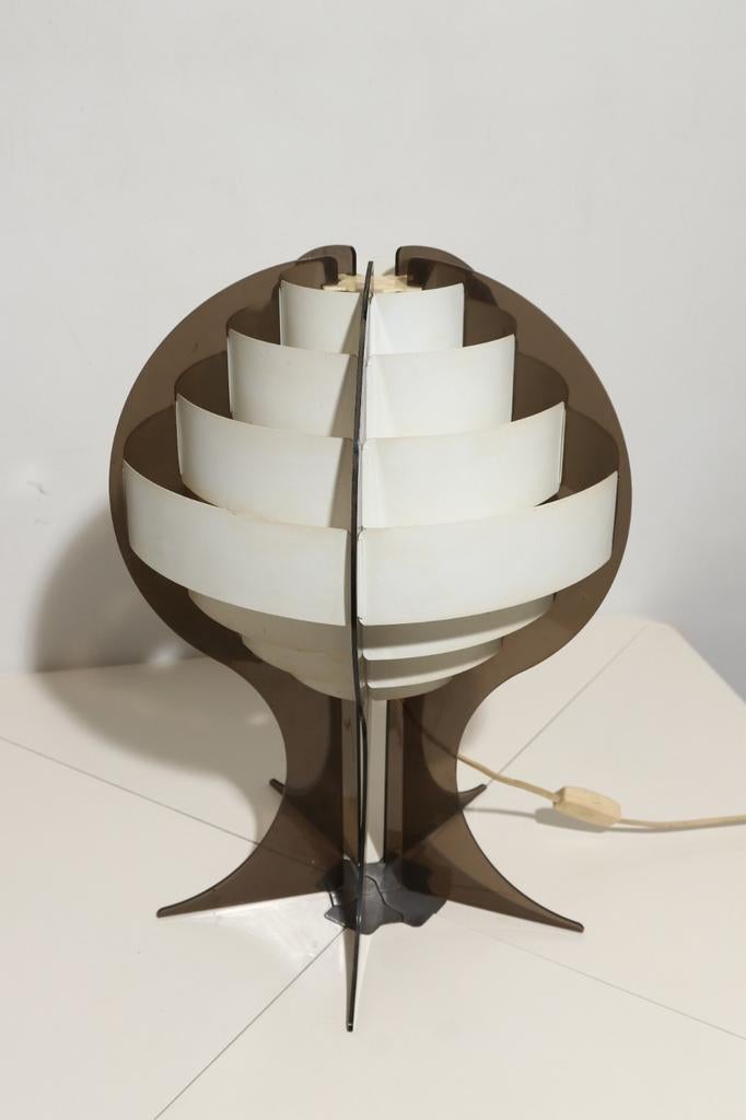 Vintage space age lamp, Kunststof, Space age design, Ophalen of Verzenden, Zo goed als nieuw
