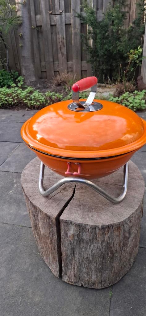 Bodum Oranje Tafelbarbecue - Compact en Gebruikt, Ophalen, Gebruikt, Bodum