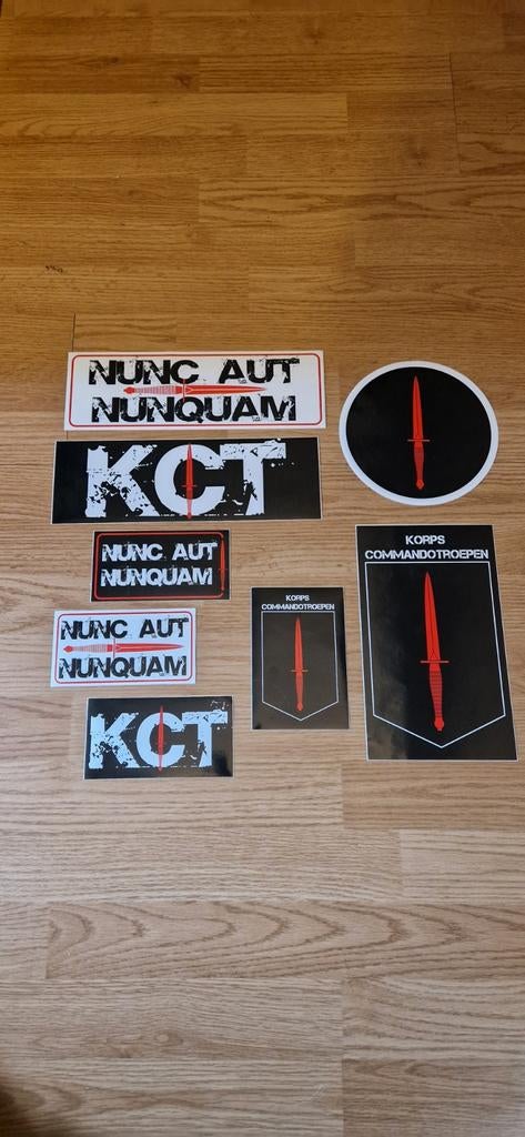 Stickers Korps commandotroepen, Verzamelen, Verzenden, Landmacht, Nederland, Embleem of Badge