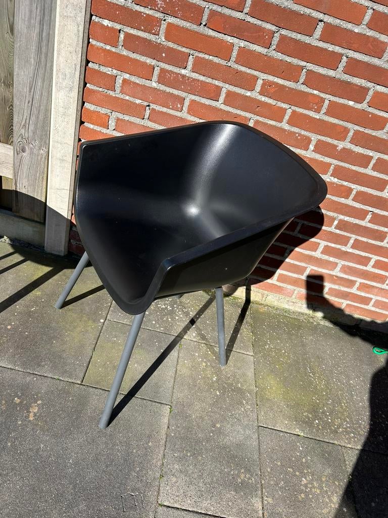 Hartman Amalia kuipstoel zwart 2 stuks! Alleen kuipjes!, Ophalen, Zo goed als nieuw, Kunststof