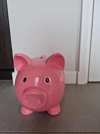 Spaarvarken XXL - Roze spaarpot in vrolijke kleur, Ophalen, Zo goed als nieuw, Steen, Aardewerk of Keramiek, Dier