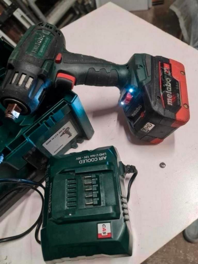 METABO SSW 18 LTX 400 BL accu-slagschroevendraaier, Ophalen of Verzenden, Metabo, N.v.t, N.v.t