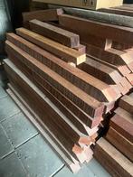 Hardhouten piket palen - 50x50 - 100cm, Doe-het-zelf en Verbouw, Hout en Planken, Ophalen, Zo goed als nieuw, 50 mm of meer, Balk