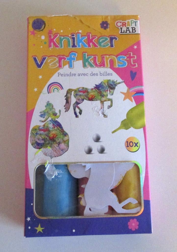 Knikker Verf Kunst – Craft Lab | 10-delig, Ophalen of Verzenden, Nieuw, Knutselen