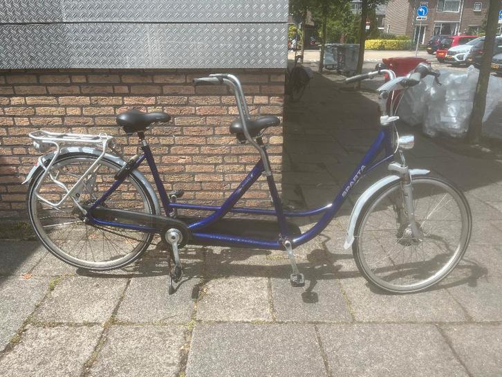 tandem fiets, Fietsen en Brommers, Fietsen | Tandems, Gebruikt, Minder dan 10 versnellingen, 55 cm of meer, Ophalen of Verzenden