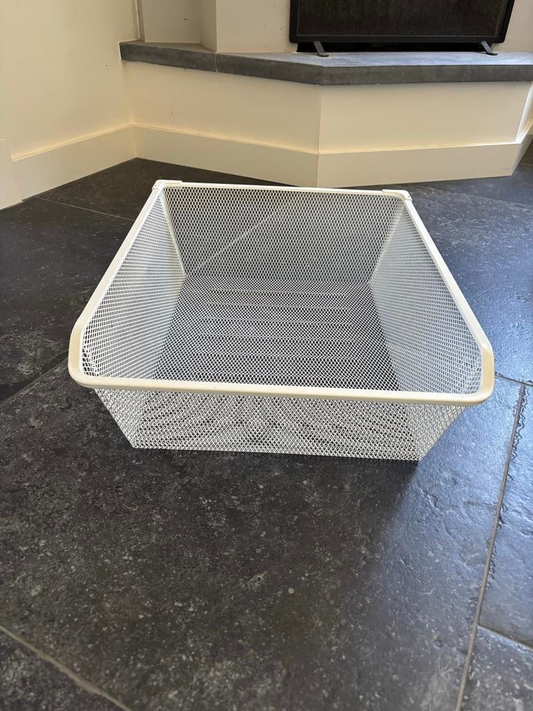 Witte draadmand Ikea Pax kast 54x44x13, Ophalen, Gebruikt