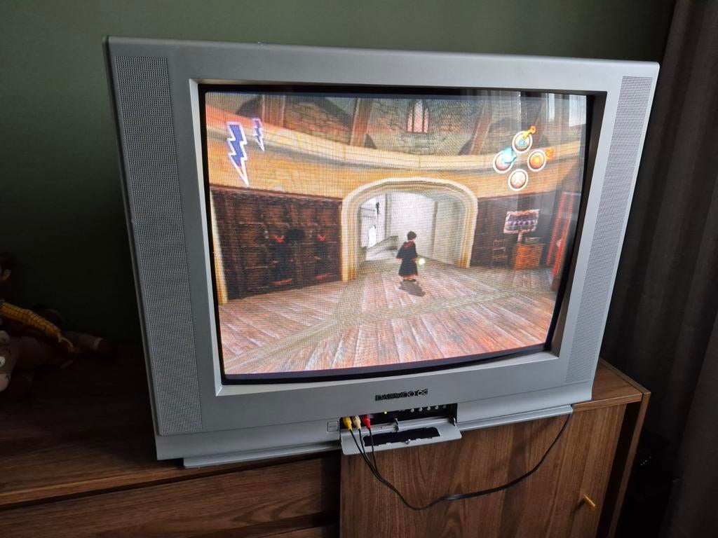 Daewoo CRT TV - Perfect voor retro gaming!, Ophalen, Gebruikt, 50 Hz, Daewoo