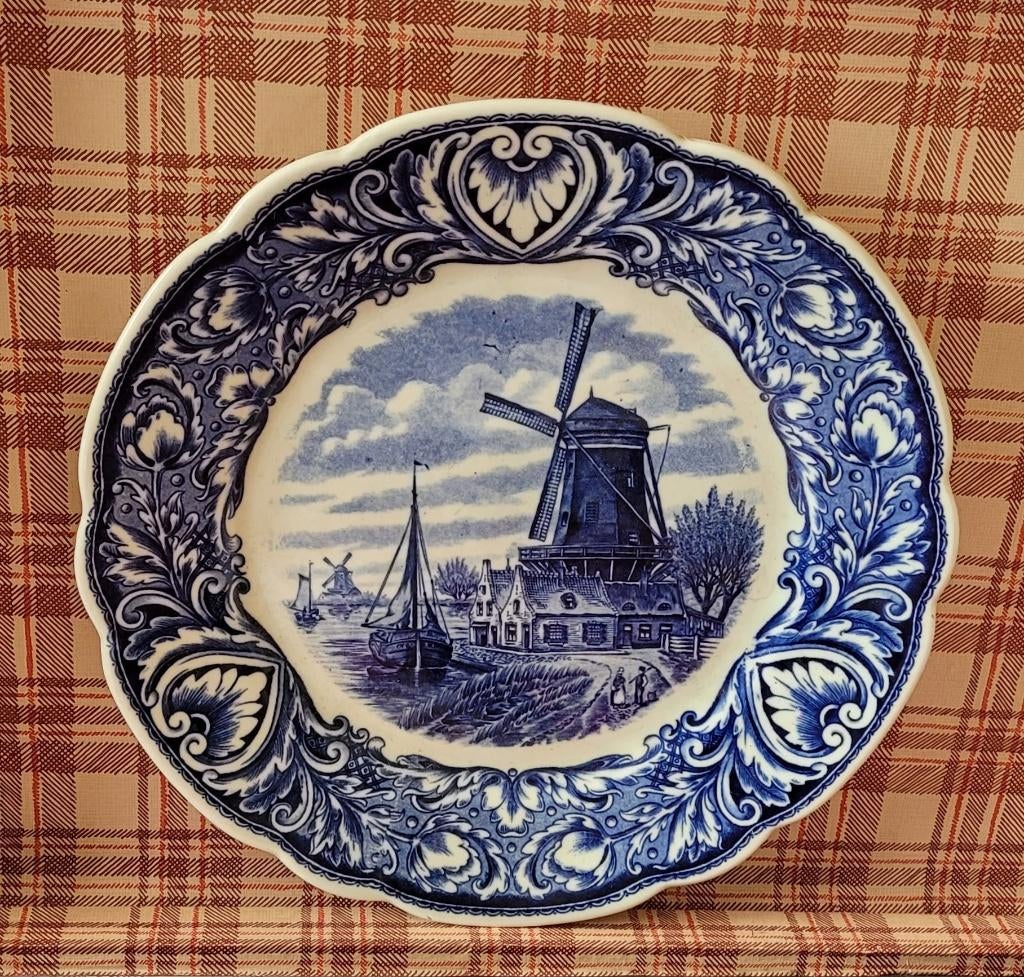 Delfts blauw bord, Antiek en Kunst, Ophalen of Verzenden