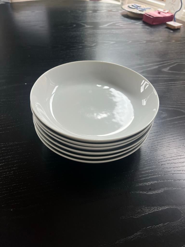 Scherzer Bavaria Germany diepe borden (6 stuks), Huis en Inrichting, Keuken | Servies, Ophalen, Zo goed als nieuw, Bord(en), Effen