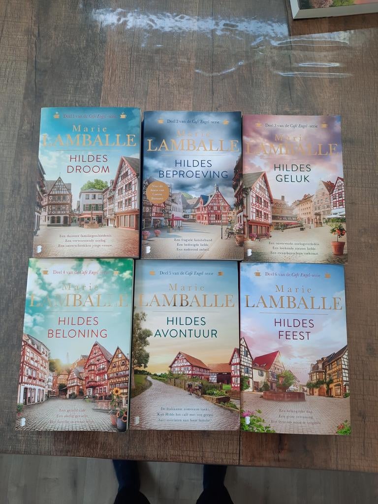 Café Engel serie 6 boeken Marie Lamballe., Ophalen of Verzenden, Gelezen