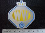 folie sticker WW wegenwacht anwb vintage, Verzenden, Zo goed als nieuw, Bedrijf of Vereniging