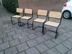 4 type Cesca webbing/rotan/rattan stoelen, Ophalen, Gebruikt, Bruin, Twee