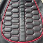 Zadelhoes Piaggio Zip RS rood custom buddydek, Piaggio, Info@jynkx.com, Jynkx, Nieuw