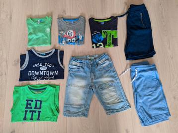 Mix en match kledingpakket jongen mt. 110/116 (8 stuks) beschikbaar voor biedingen