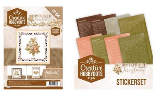 Creative Hobbydots set Frosted Gold Christmas Amy Design CH1, Hobby en Vrije tijd, Kaarten | Zelf maken, Nieuw, Overige typen