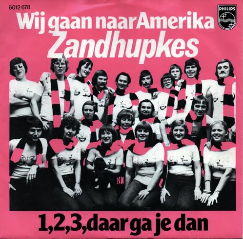 Single: Wij gaan naar Amerika - Zandhupkes, Cd's en Dvd's, Vinyl Singles, Gebruikt, Single, Nederlandstalig, 7 inch, Verzenden