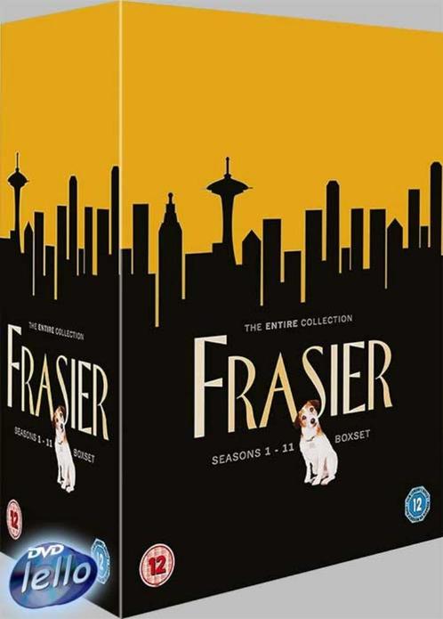 Frasier, Complete Serie, Seizoen 1- 11 Box (1993-2004) UK NN, Cd's en Dvd's, Dvd's | Tv en Series, Nieuw in verpakking, Komedie