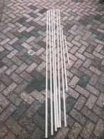 6 lengtes plint bruin/grijs eiken, Ophalen, Eiken, Nieuw, 200 tot 250 cm
