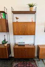 Prachtig vintage midcentury wandmeubel wandkast, Huis en Inrichting, Kasten | Wandmeubels, Ophalen of Verzenden, Zo goed als nieuw