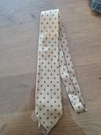Gianelli zijden stropdas met patroon, Gianelli, Beige, Ophalen of Verzenden, Zo goed als nieuw