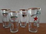 Vintage Heineken's bierglazen., Verzamelen, Glas en Borrelglaasjes, Ophalen of Verzenden, Zo goed als nieuw, Bierglas