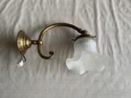 oude messing wandlamp, Ophalen of Verzenden, Gebruikt, Overige materialen