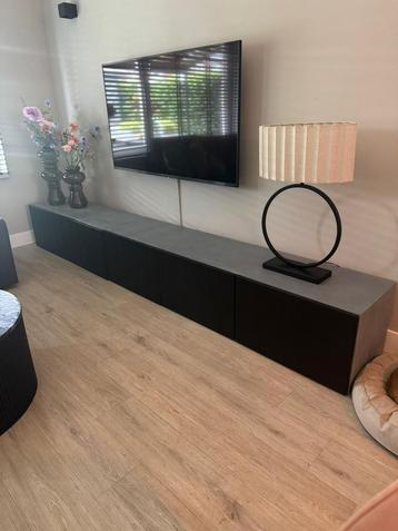 Besta TV meubel betonlook