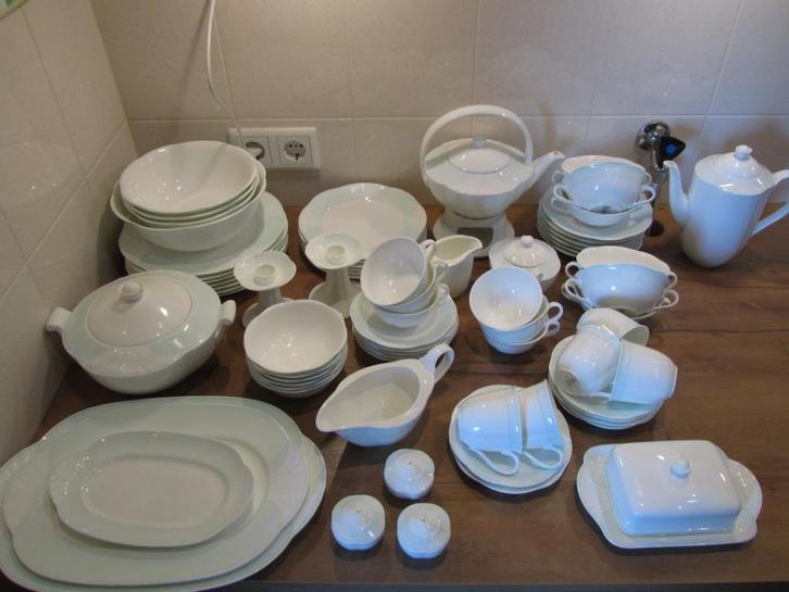 Delta Villeroy en Boch serviesdelen, Huis en Inrichting, Keuken | Servies, Zo goed als nieuw, Overige typen, Overige stijlen, Porselein