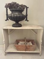 Prachtige antieke Franse pompoen tuinvaas / jardinière, Antiek en Kunst, Ophalen