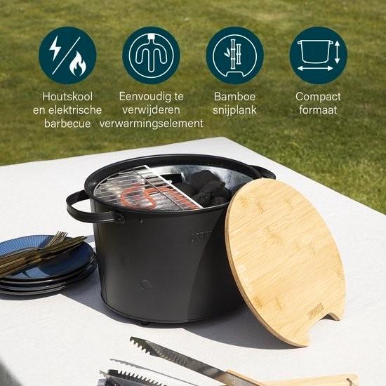 Princess hybrid Bucket BBQ, Tuin en Terras, Barbecue-accessoires, Nieuw, Ophalen of Verzenden