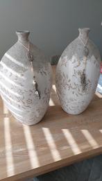 2 grote siervazen., Huis en Inrichting, Woonaccessoires | Vazen, Ophalen, Zo goed als nieuw, Wit, Minder dan 50 cm